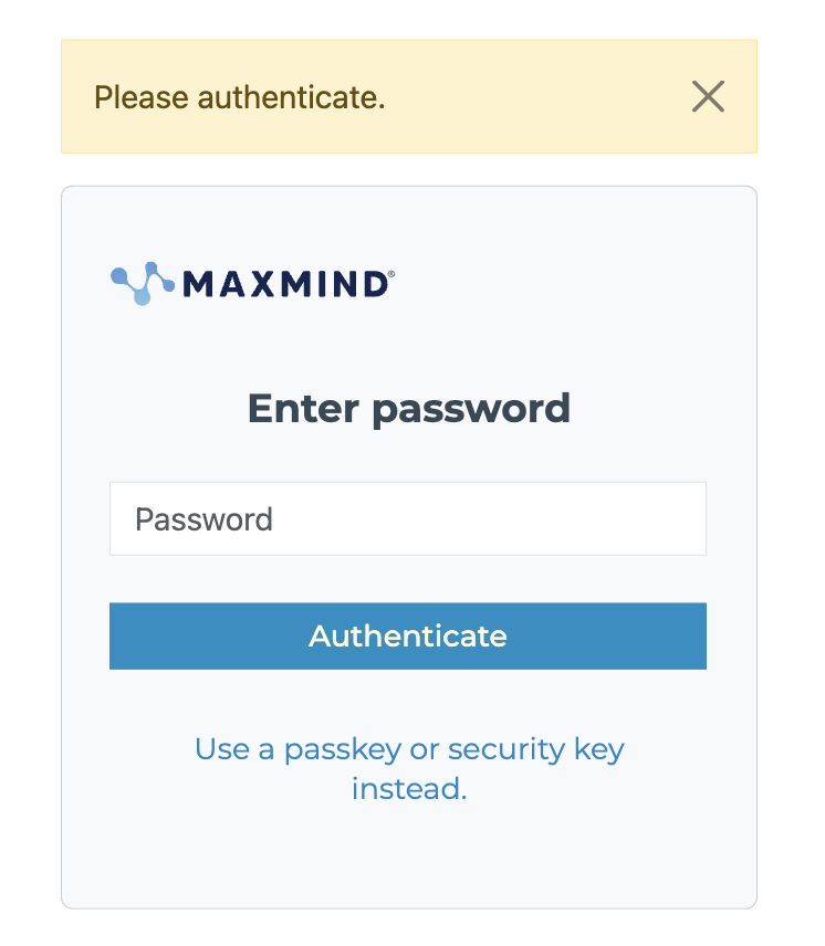 Update your password