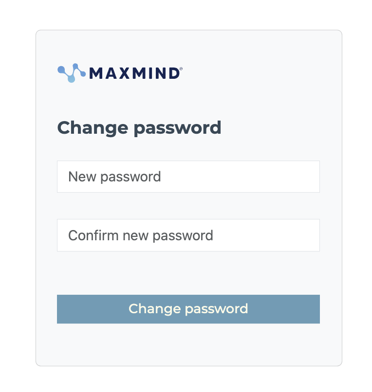Update your password