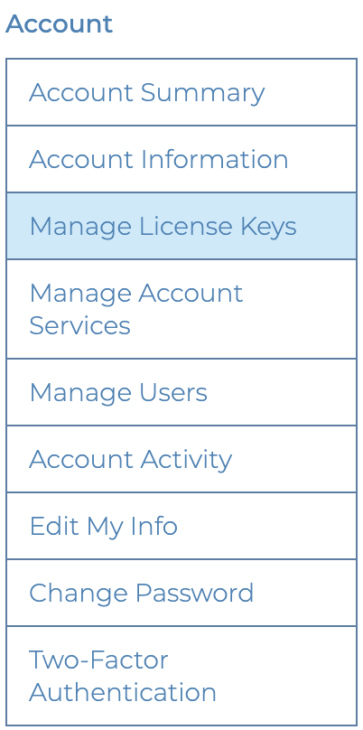 Using MaxMind license keys